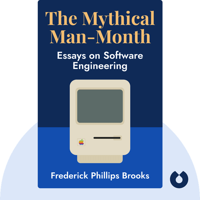 The Mythical Man-Month audiobook cover - Essays on Software Engineering