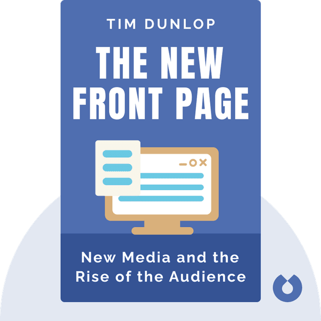 The New Front Page audiobook cover - New Media and the Rise of the Audience
