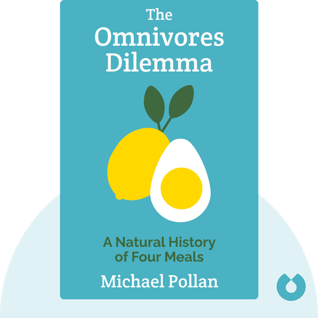 The Omnivore's Dilemma audiobook cover - A Natural History of Four Meals