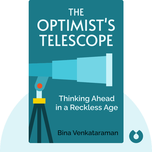 The Optimist's Telescope audiobook cover - Thinking Ahead in a Reckless Age