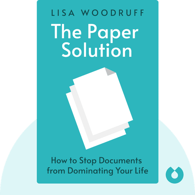 The Paper Solution audiobook cover - What to Shred, What to Save, and How to Stop It From Taking Over Your Life