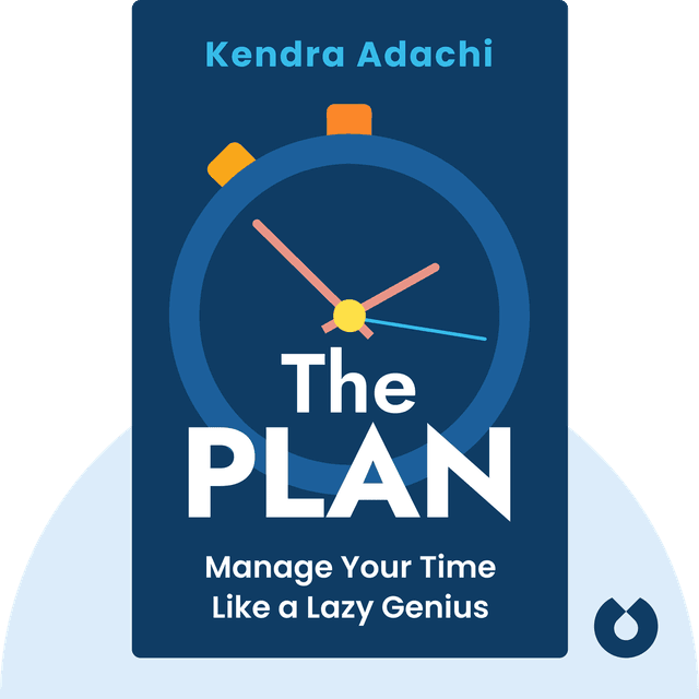 The PLAN audiobook cover - Manage Your Time Like a Lazy Genius