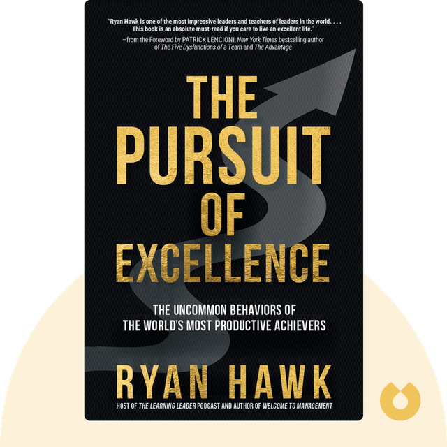The Pursuit of Excellence audiobook cover - The Uncommon Behaviors of the World's Most Productive Achievers