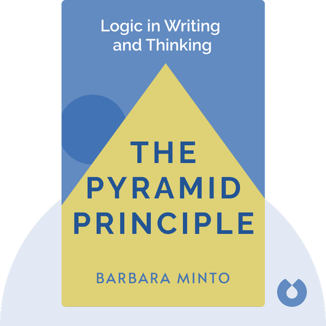 The Pyramid Principle audiobook cover - Logic in Writing and Thinking