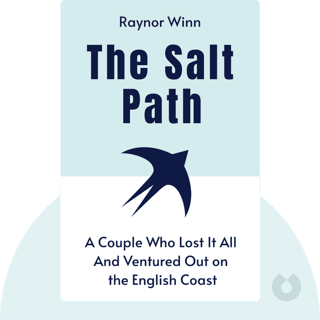 The Salt Path audiobook cover - The story of a couple who lost everything and ventured out on the English coast