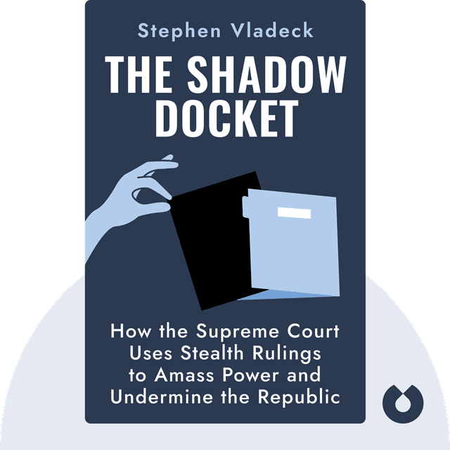 The Shadow Docket audiobook cover - How the Supreme Court Uses Stealth Rulings to Amass Power and Undermine the Republic