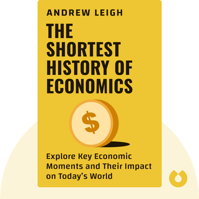 The Shortest History of Economics audiobook cover - Explore Key Economic Moments and Their Impact on Today’s World