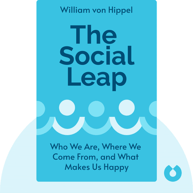 The Social Leap audiobook cover - The New Evolutionary Science of Who We Are, Where We Come From, and What Makes Us Happy