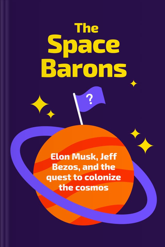The Space Barons audiobook cover - Christian Davenport follows a new generation of space pioneers—Elon Musk, Jeff Bezos, Richard Branson, and others—showing how bold private ambition, sharp rivalry, and hard-earned lessons are reshaping spaceflight from government-led missions into a faster, riskier, and more accessible frontier.