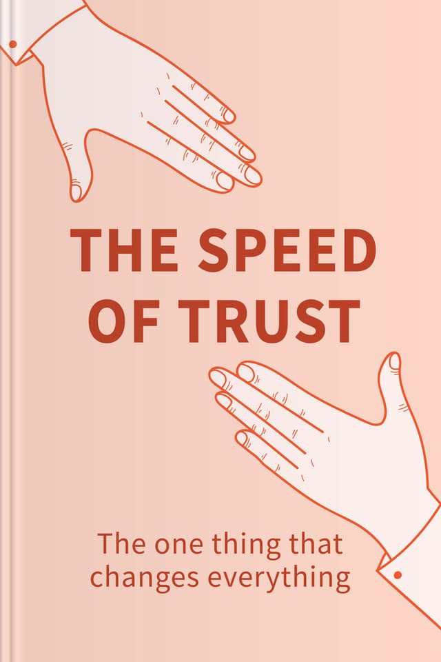 The Speed of Trust audiobook cover - Trust isn’t just a feeling—it’s a practical strength you can build from the inside out, starting with self-belief and expanding into relationships, workplaces, brands, and society, shaping how smoothly life works and how deeply people connect.