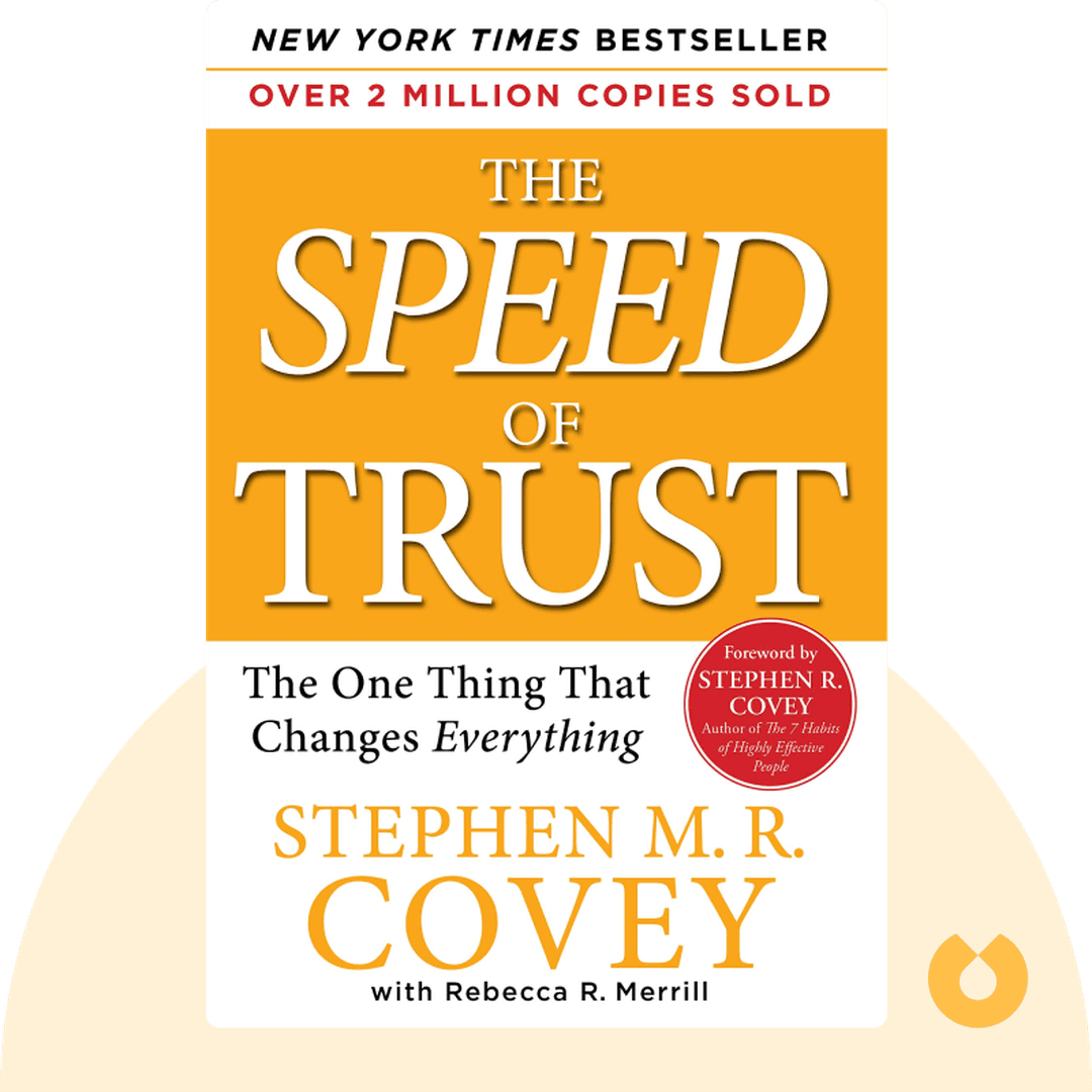 The Speed of Trust cover
