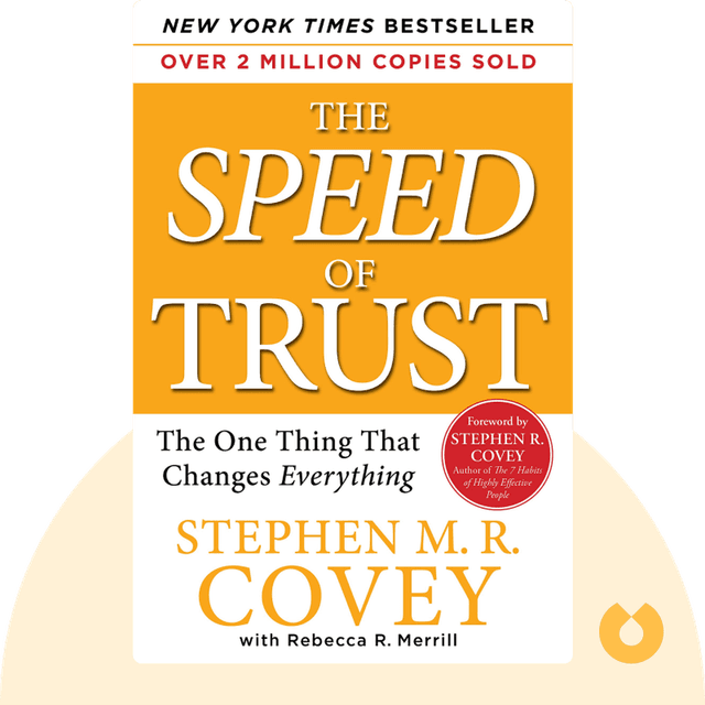 The Speed of Trust audiobook cover - The One Thing That Changes Everything