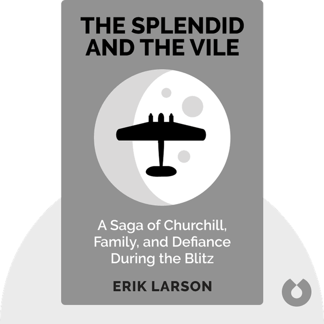 The Splendid and the Vile audiobook cover - A Saga of Churchill, Family, and Defiance During the Blitz