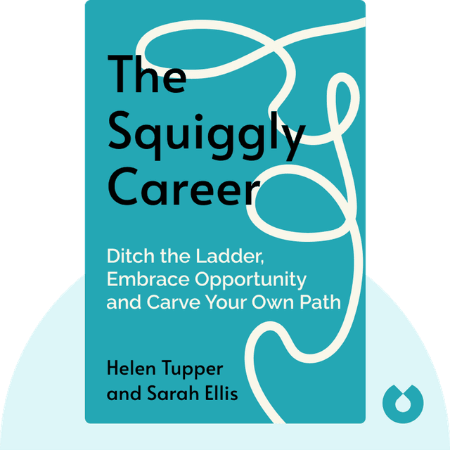 The Squiggly Career audiobook cover - Ditch the Ladder, Embrace Opportunity and Carve Your Own Path Through the Squiggly World of Work