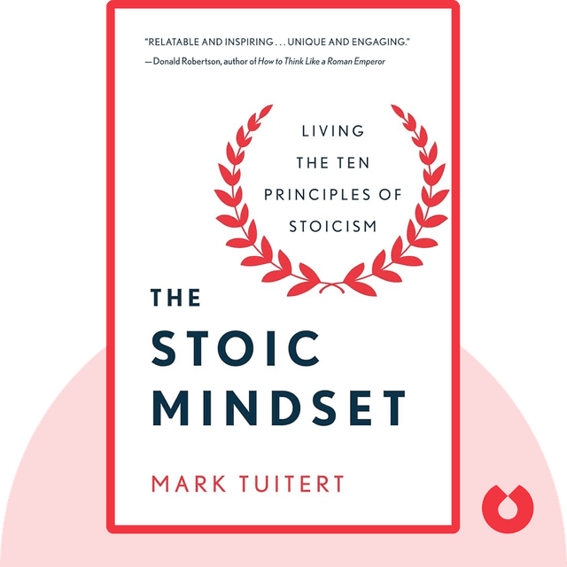 The Stoic Mindset audiobook cover - Living the Ten Principles of Stoicism
