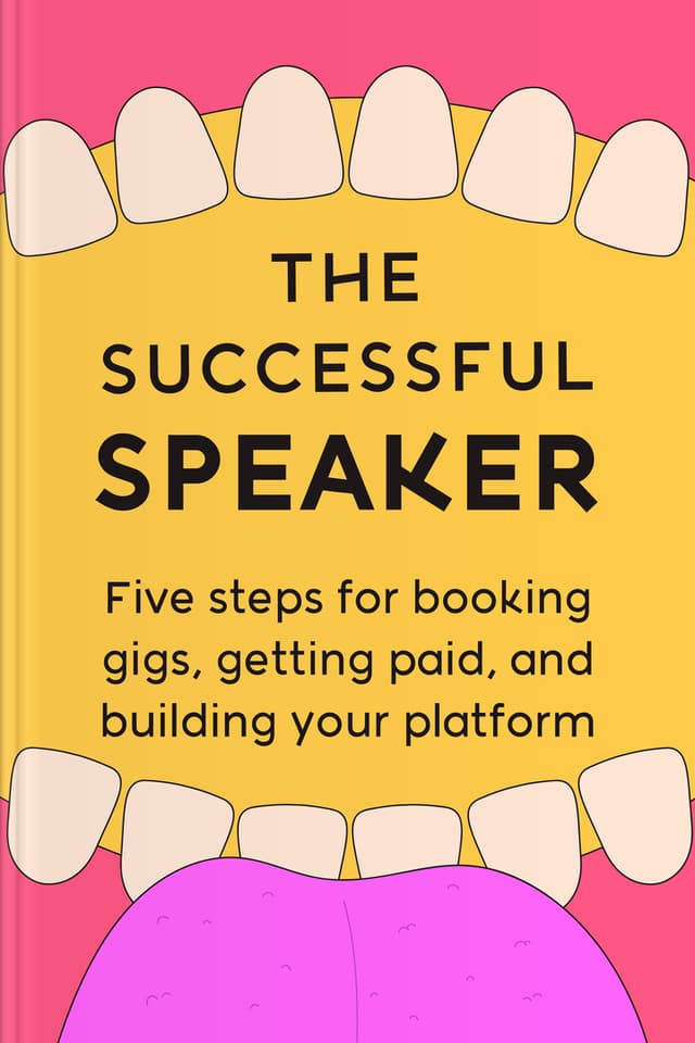 The Successful Speaker audiobook cover - This gentle roadmap breaks professional speaking into five clear steps—choose a real problem to solve, craft an effective talk, build trust, find paid stages, and scale wisely—so a meaningful message can grow into a sustainable, well-aligned career.