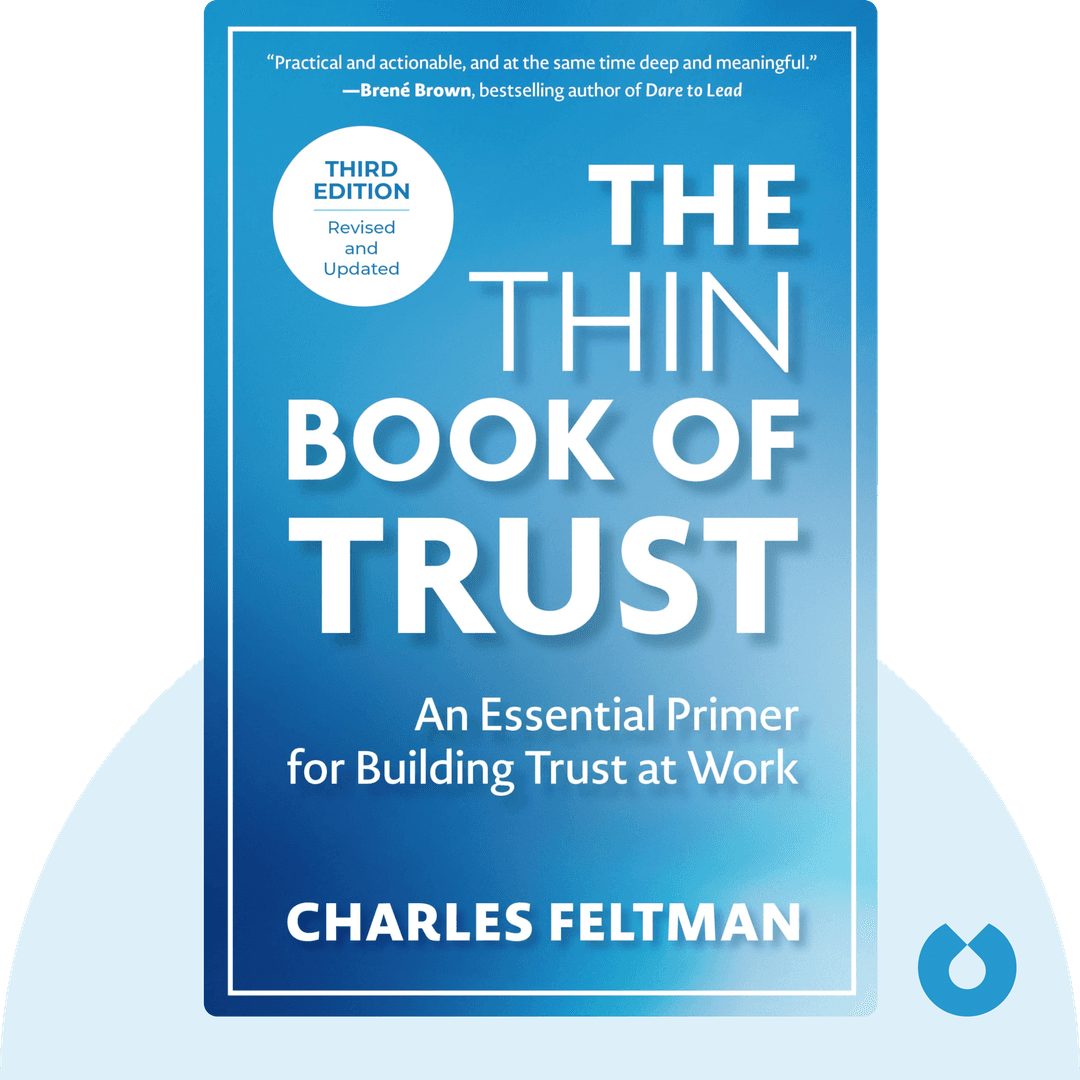 The Thin Book of Trust cover