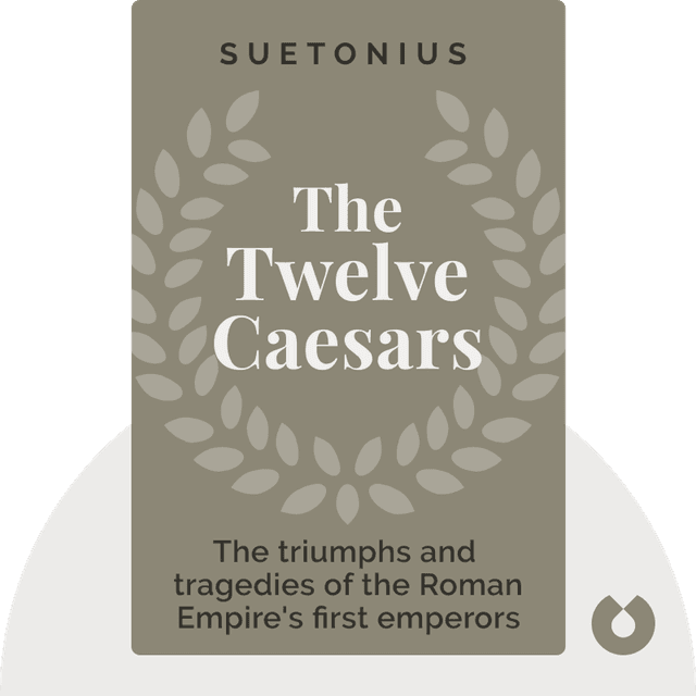 The Twelve Caesars audiobook cover - A look into the triumphs and tragedies of the Roman Empire's first twelve emperors