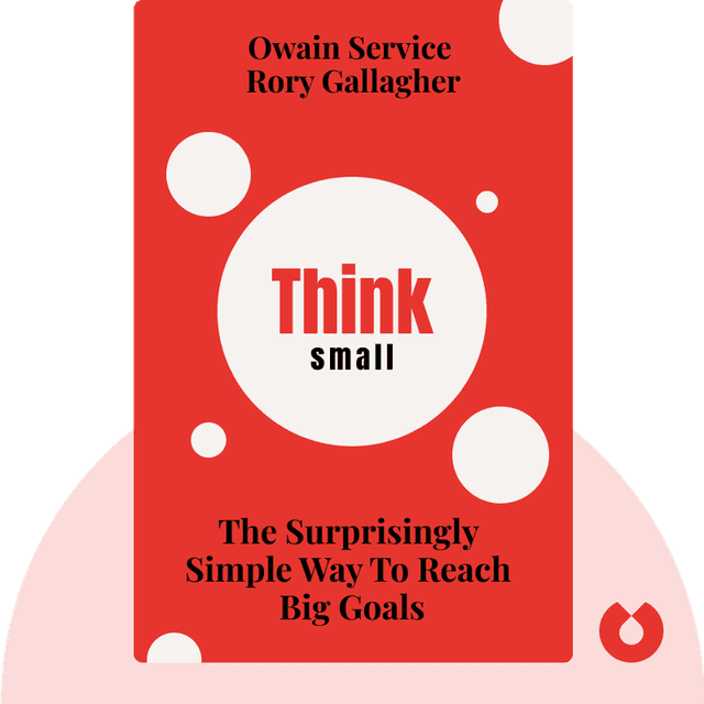 Think Small audiobook cover - The Surprisingly Simple Way to Reach Big Goals