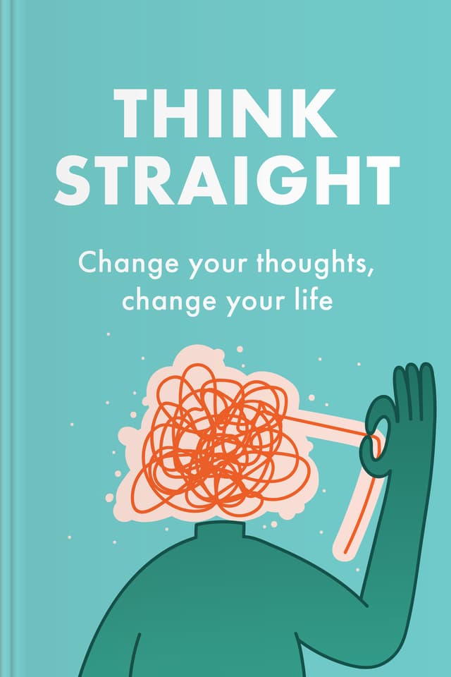 Think Straight audiobook cover - This gentle audio guide explores a simple, practical idea: while thoughts will keep appearing, people can learn to interpret them differently—calming the mind, focusing on what’s controllable, and choosing actions that slowly build clarity, stability, and a more intentional life.