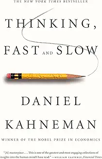Thinking, Fast and Slow audiobook cover - A Nobel-winning psychologist reveals why the mind runs on two modes—fast intuition and slow reasoning—and how that split quietly drives biases, overconfidence, risk mistakes, and even how we remember pain, happiness, and the meaning of a life.