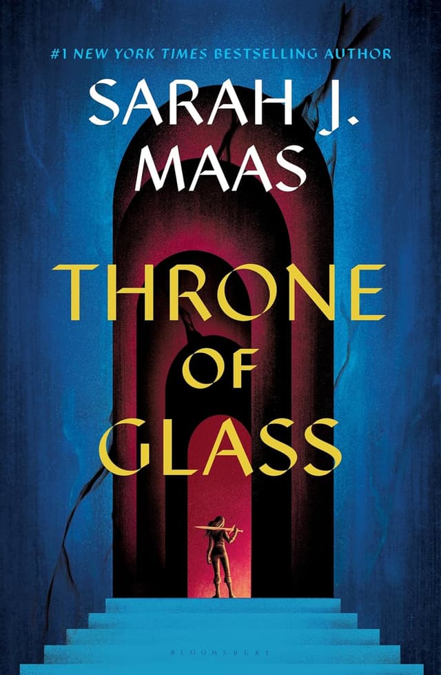 Throne of Glass audiobook cover - A legendary teenage assassin is dragged out of a death camp to compete for her freedom inside a glass castle—only to discover the contest is rigged, the candidates are being butchered, and an ancient power is waking beneath the throne she’s sworn to serve.