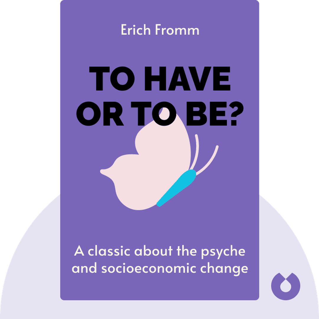 To Have Or To Be? cover