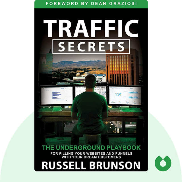 Traffic Secrets audiobook cover - The Underground Playbook for Filling Your Websites and Funnels with Your Dream Customers