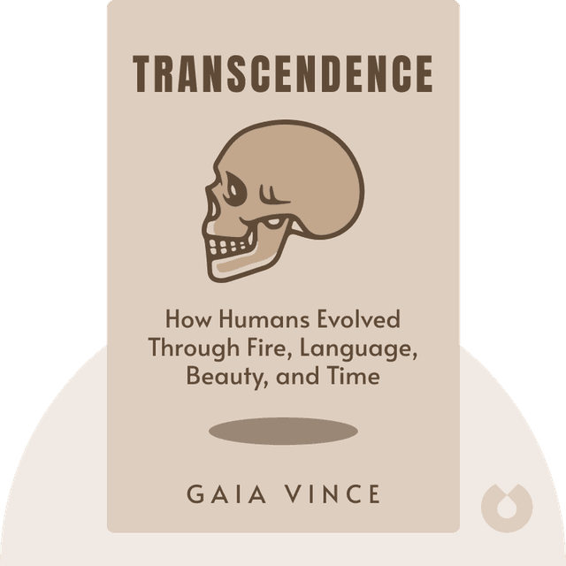 Transcendence audiobook cover - How Humans Evolved Through Fire, Language, Beauty, and Time