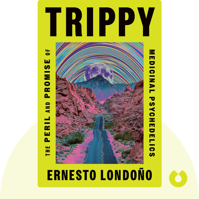 Trippy audiobook cover - The Peril and Promise of Medicinal Psychedelics