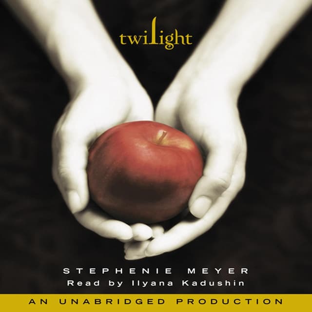 Twilight audiobook cover - When Bella Swan moves to rainy Forks, Washington, she expects boredom—not the pale, beautiful Edward Cullen, whose attention feels like danger and destiny at once, pulling her toward a secret that could cost her life and her human future.