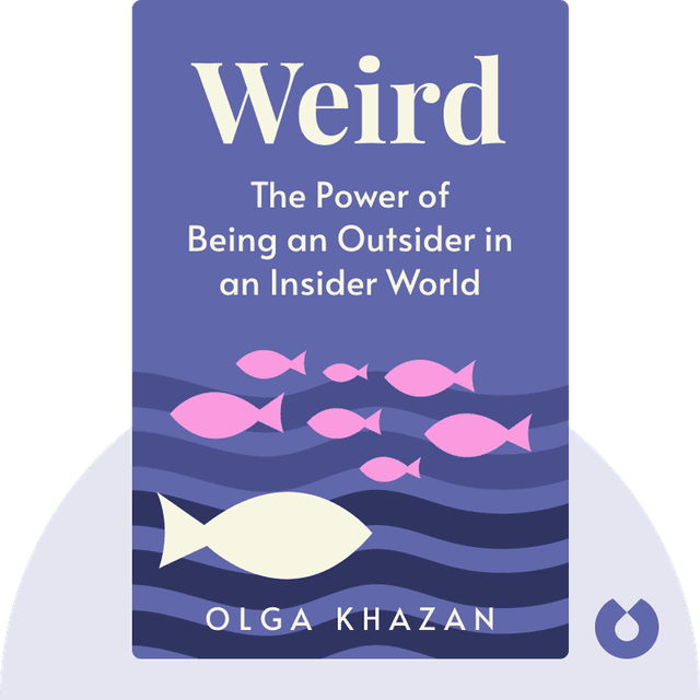 Weird audiobook cover - The Power of Being an Outsider in an Insider World