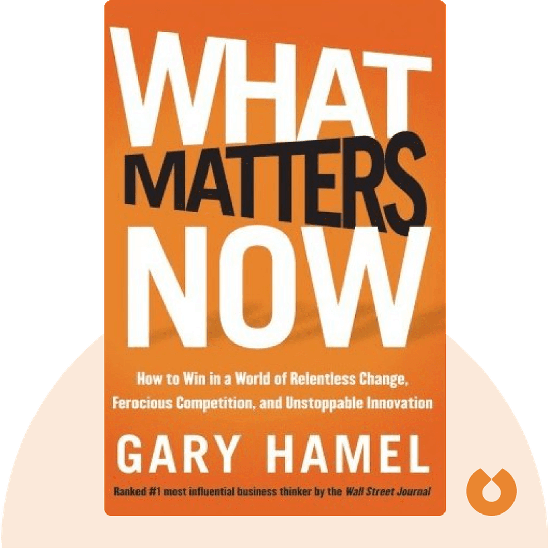 What Matters Now cover