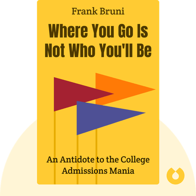 Where You Go Is Not Who You'll Be audiobook cover - An Antidote to the College Admissions Mania