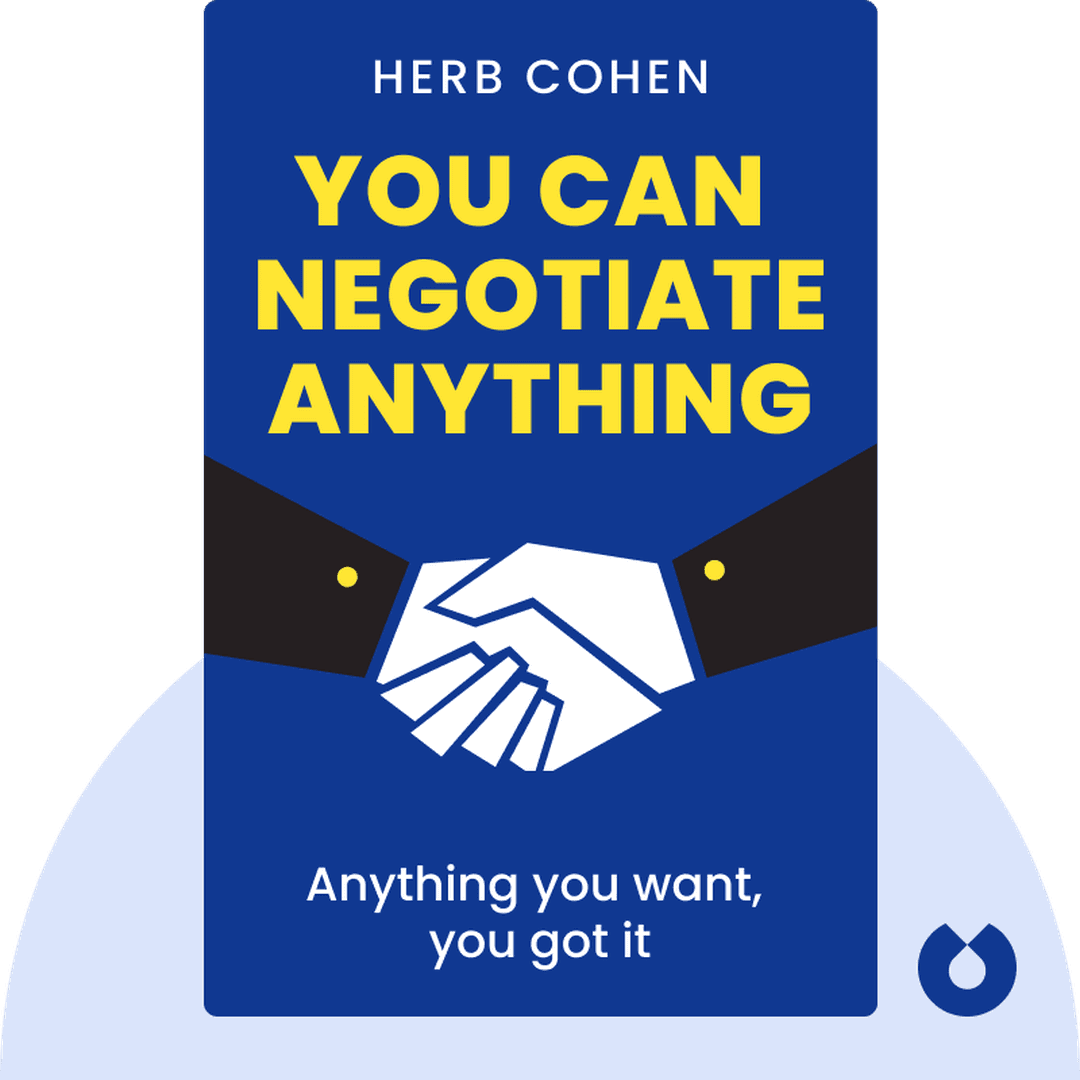 You Can Negotiate Anything cover