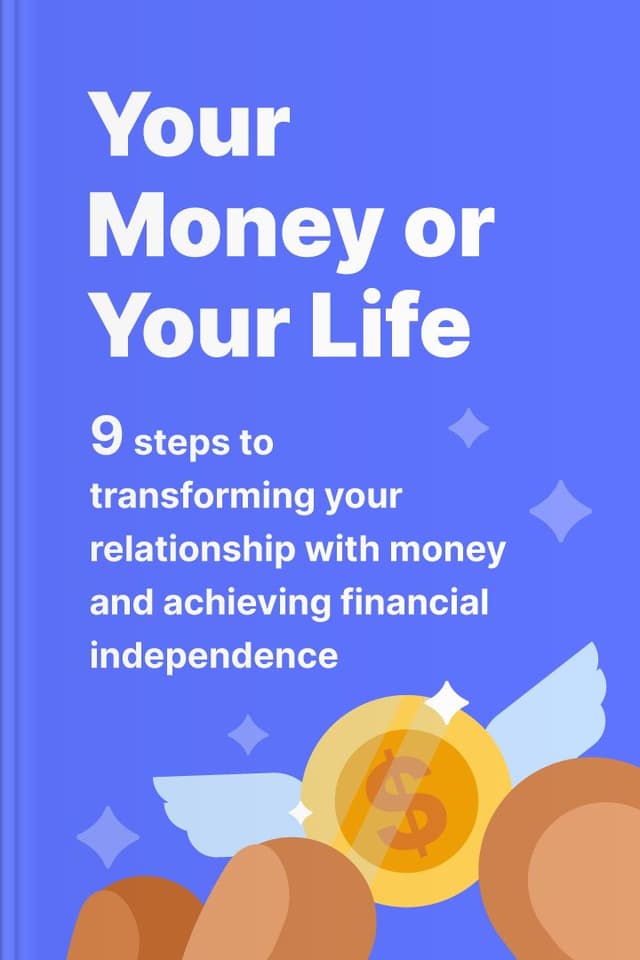 Your Money or Your Life audiobook cover - This gentle, step-by-step guide helps listeners face their real financial picture, rethink what money truly represents, and build a calmer relationship with spending, saving, and purpose—so financial independence becomes a steady path rather than a stressful race.