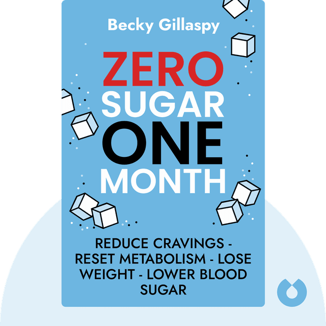 Zero Sugar / One Month audiobook cover - Reduce Cravings - Reset Metabolism - Lose Weight - Lower Blood Sugar