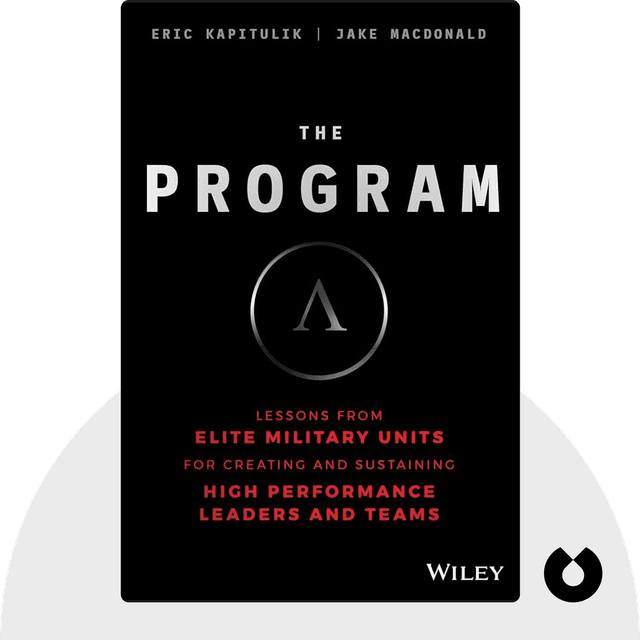 The Program audiobook cover - Lessons From Elite Military Units for Creating and Sustaining High Performance Leaders and Teams