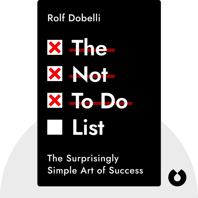The Not To Do List audiobook cover - The Surprisingly Simple Art of Success