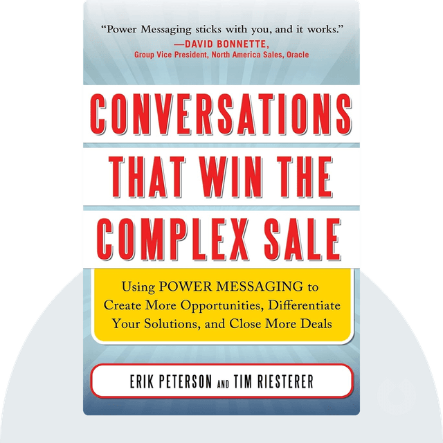 Conversations That Win the Complex Sale audiobook cover - Win More Business With Clear, Persuasive Messaging That Sticks